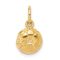 10K Yellow Gold Soccer Ball Charm view 1