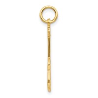 10K Yellow Gold Guitar Charm view 2