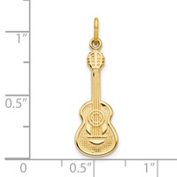 10K Yellow Gold Guitar Charm view 3