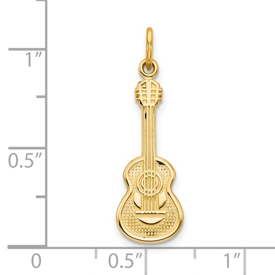 Gold Guitar Charm