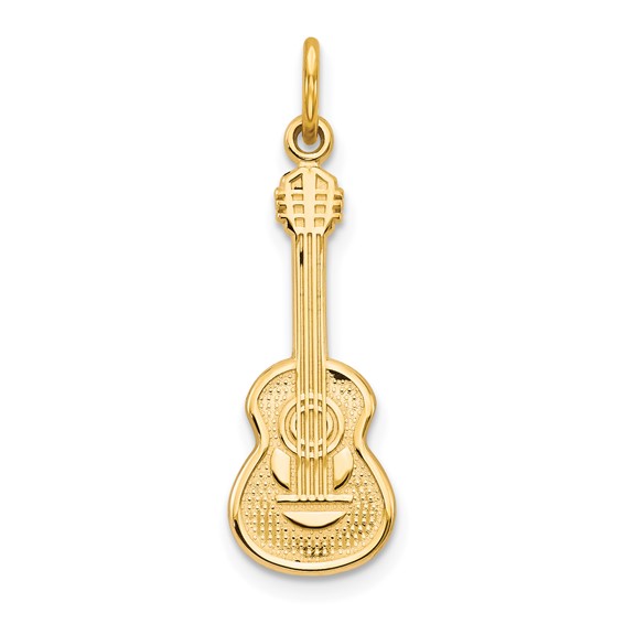 Gold Guitar Charm
