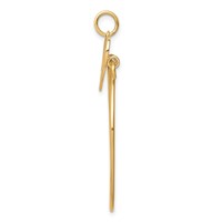 10K Polished Filigree Love Charm Holder view 2