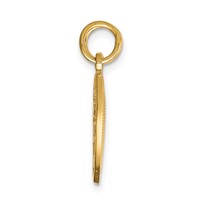 10K Yellow Gold Best Friend 2-Piece Break-Apart Heart Charm view 2