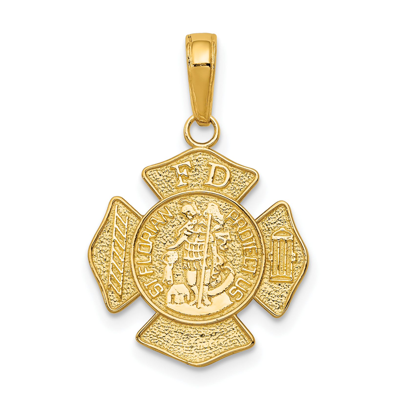 10k St. Florian Protect Us/Fire Dept. Pendant (10C2258)