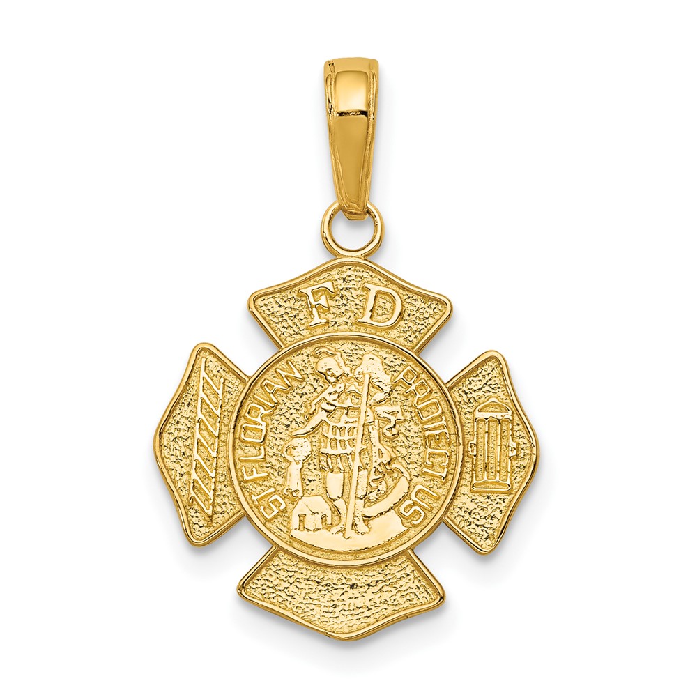 10k St. Florian Protect Us/Fire Dept. Pendant (10C2258)
