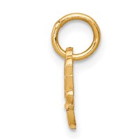 10K Yellow Gold I Love You Script Charm view 2