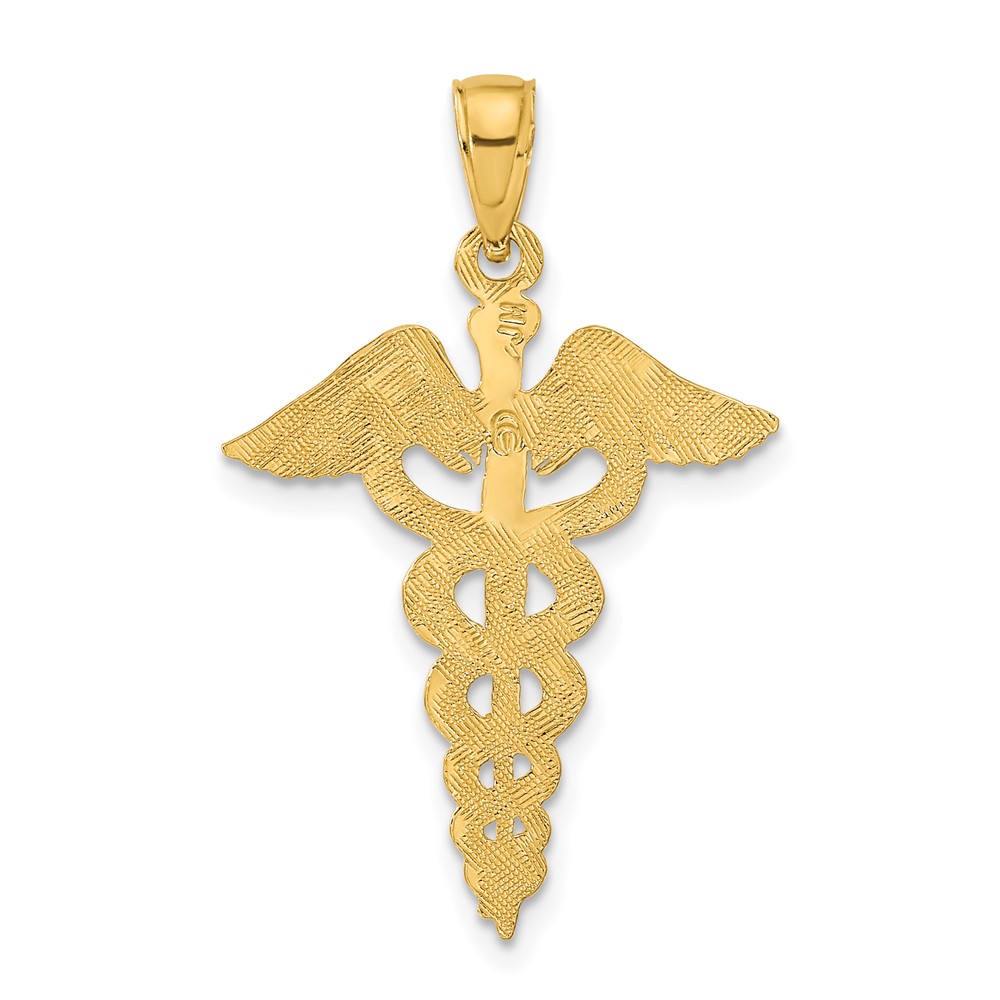 10k Caduceus Pendant (10C2261)
