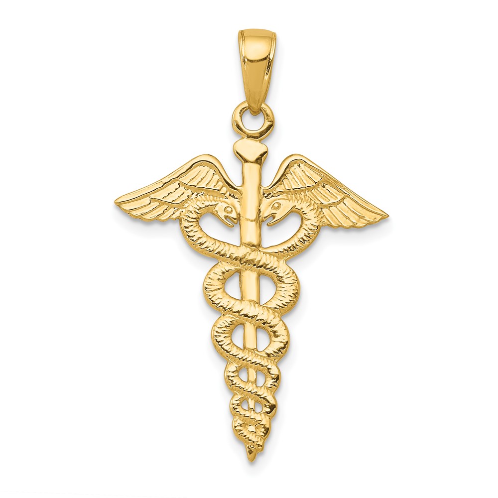 10k Caduceus Pendant (10C2261)