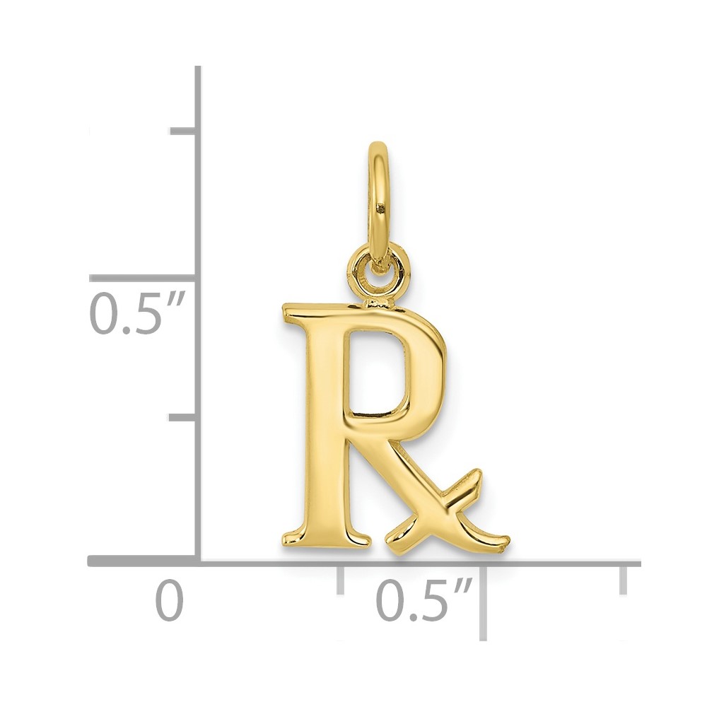 10k Prescription Symbol RX Charm (10C2272)