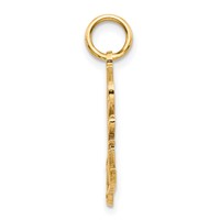 10K Yellow Gold I Love You Charm view 2