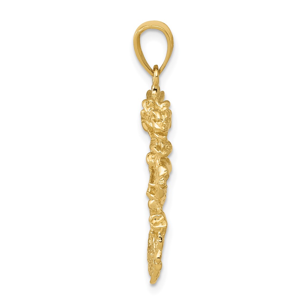 10k Solid 3-D Dragon Pendant (10C2375)