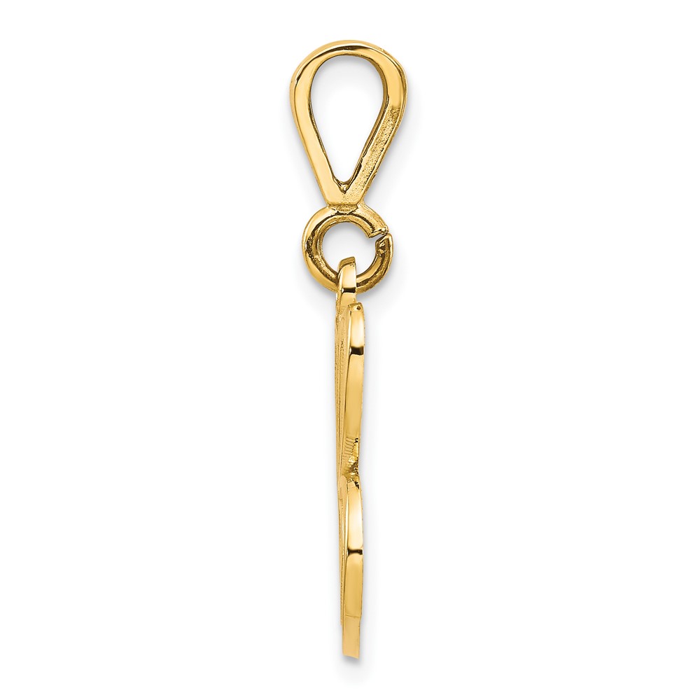 10k Filigree Initial C Pendant (10C242/C)