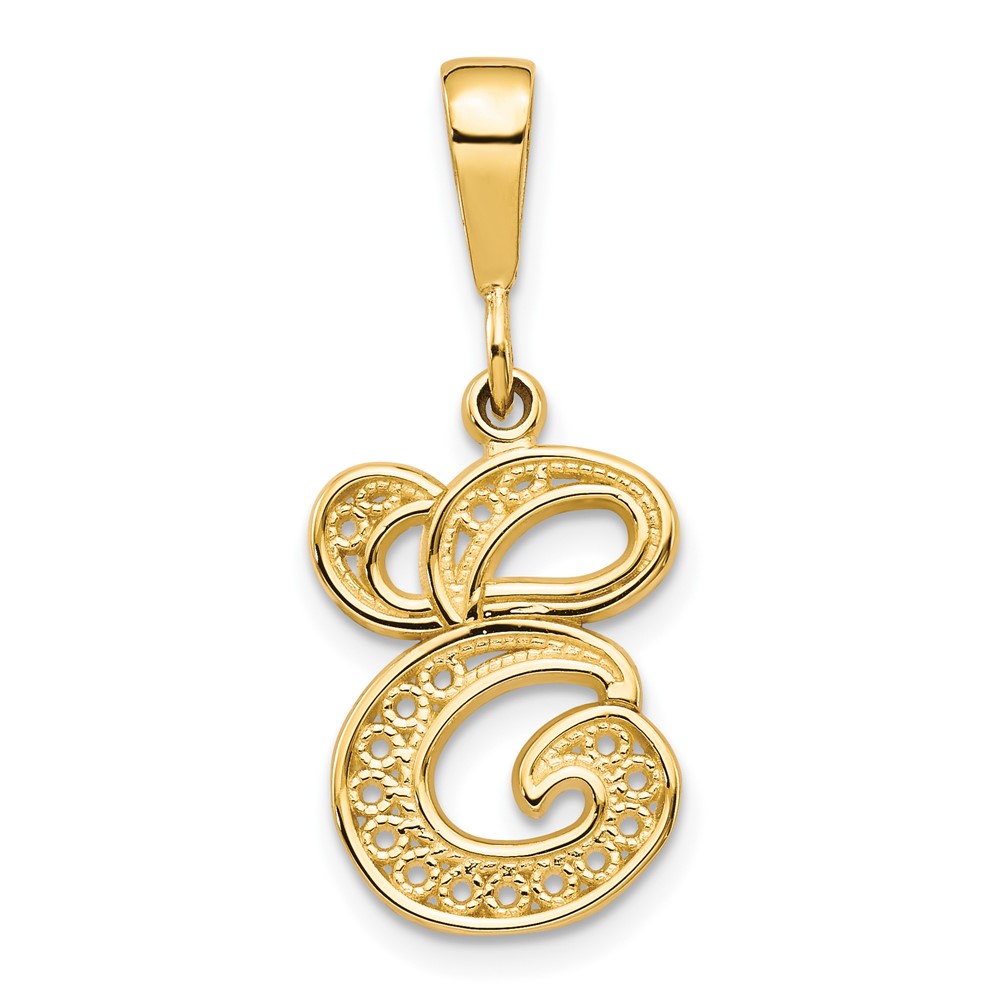 10k Initial E Pendant (10C242/E)