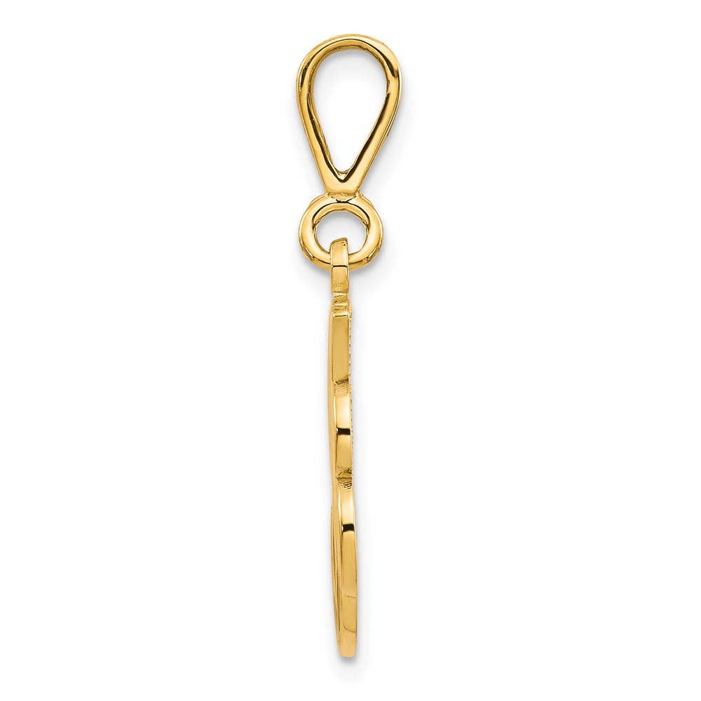 10k Initial J Pendant (10C242/J)