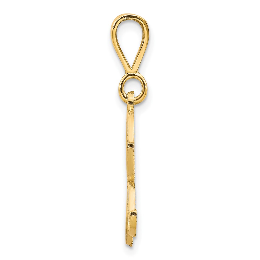 10k Initial R Pendant (10C242/R)