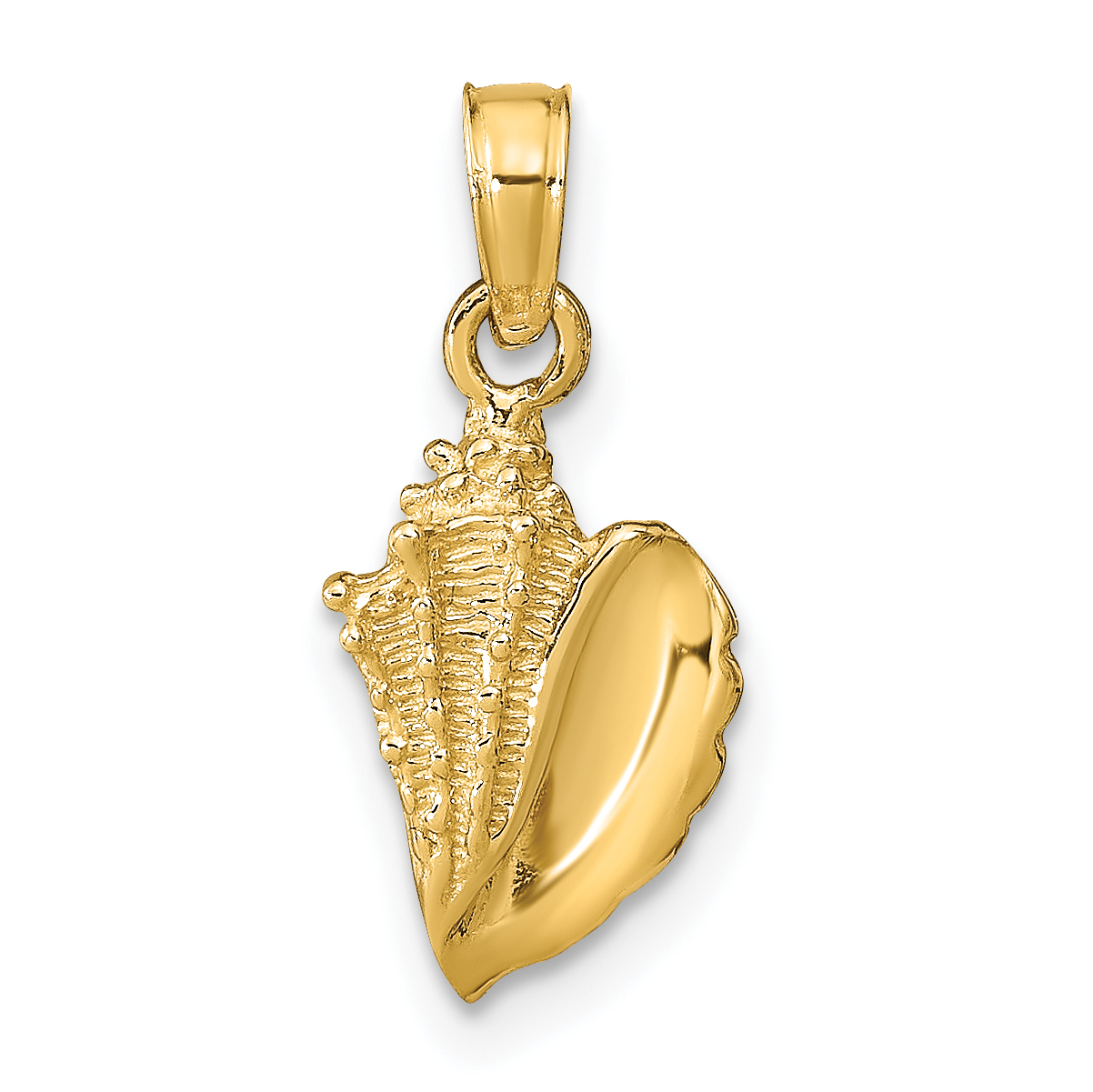 10k Conch Shell Pendant (10C2526)