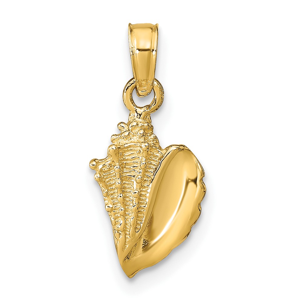 10k Conch Shell Pendant (10C2526)