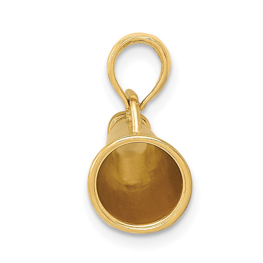 10K Polished 3-D Small Megaphone Pendant (10C2632)