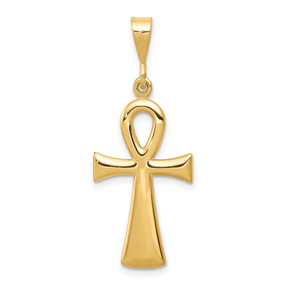 10k Egyptian Ankh Cross Pendant (10C2738)