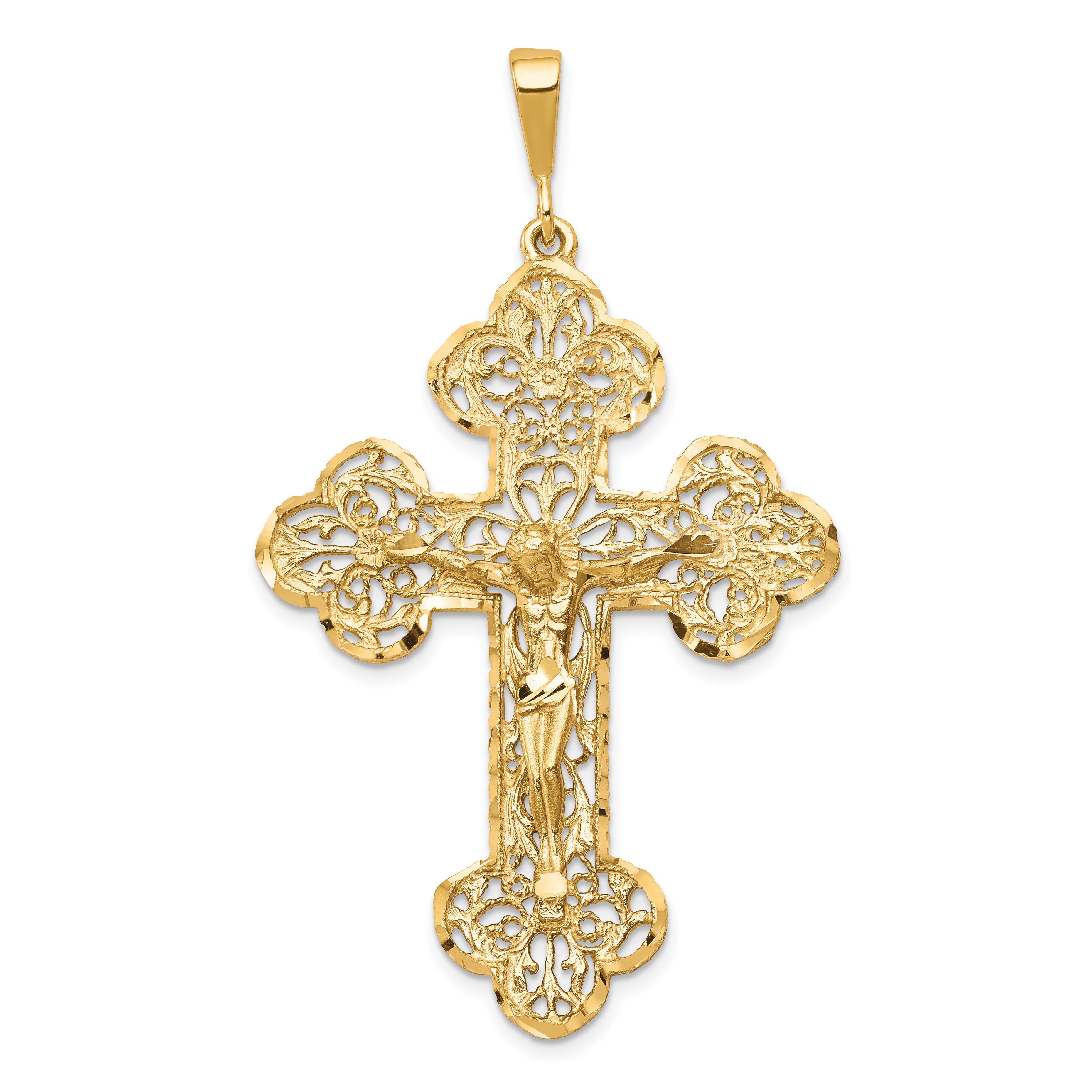 10K Crucifix Charm (10C287)