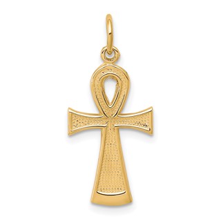 Gold Ankh Cross Pendants