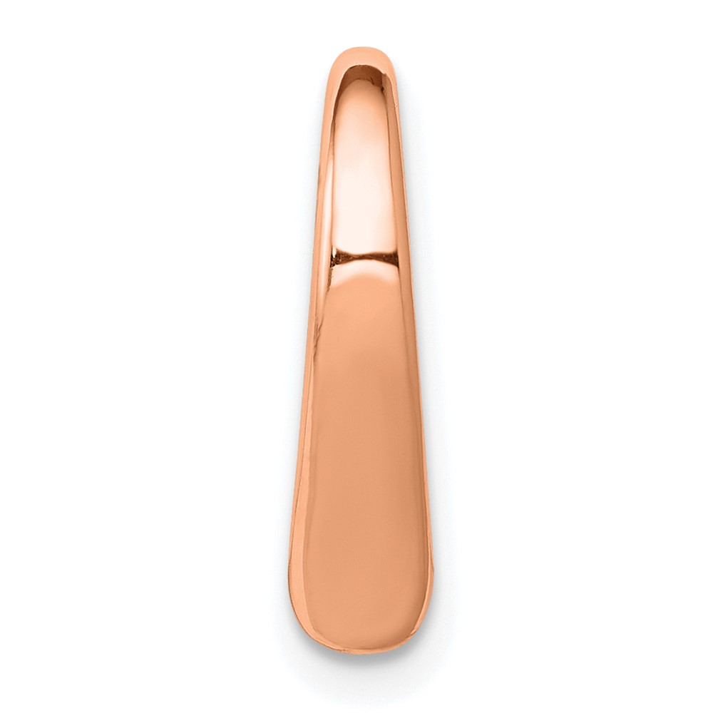 10K Rose Gold Polished Heart Chain Slide (10C2918R)