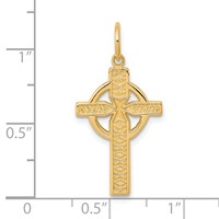 10K Iona Cross Charm view 3