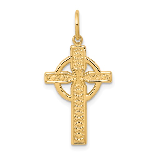 10K Yellow Gold Iona Cross Charm