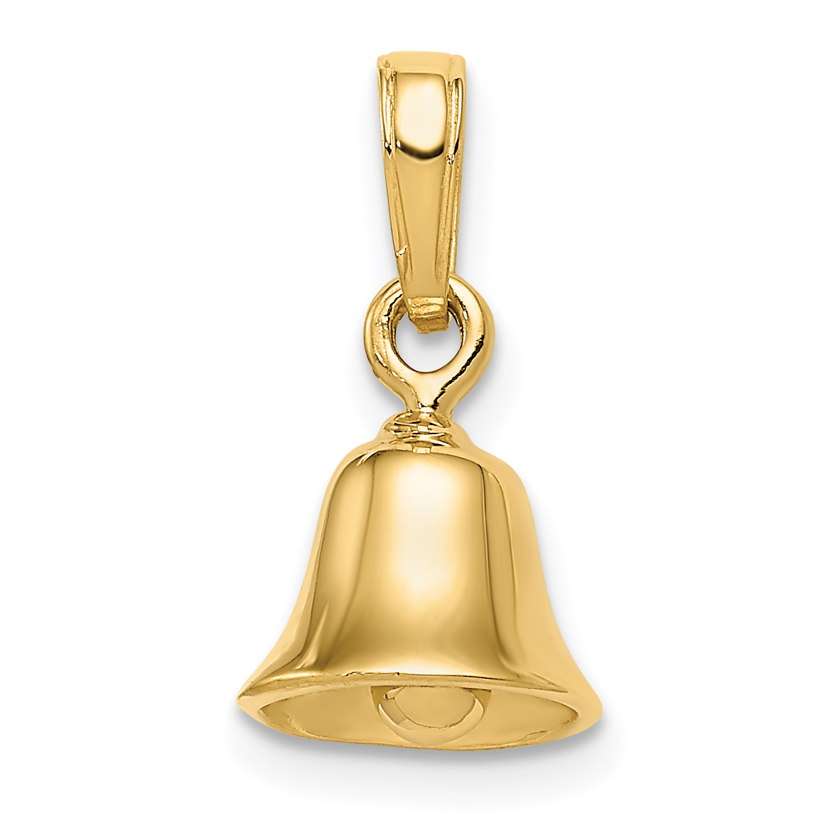 10K 3-D Moveable Bell Pendant (10C2951)