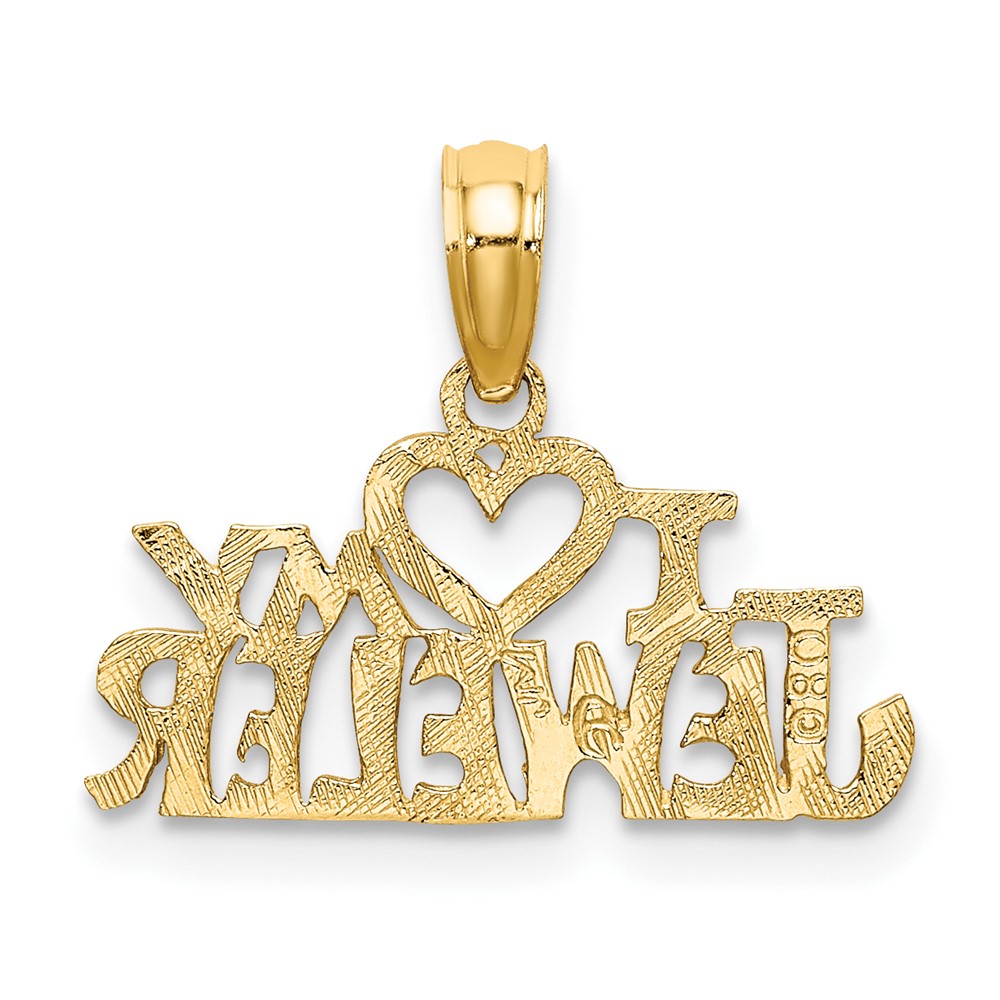10k I HEART MY JEWELER Charm (10C2962)
