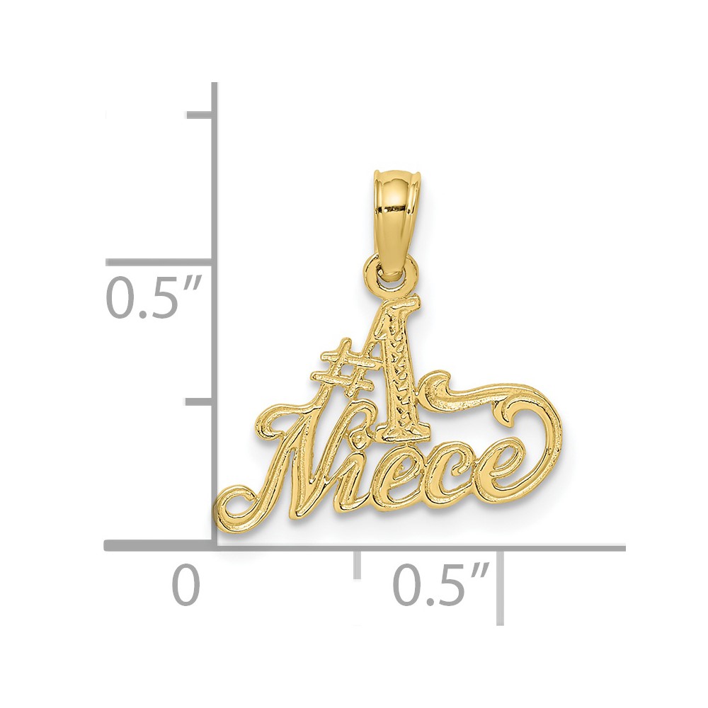 10k #1 NIECE Charm (10C3005)