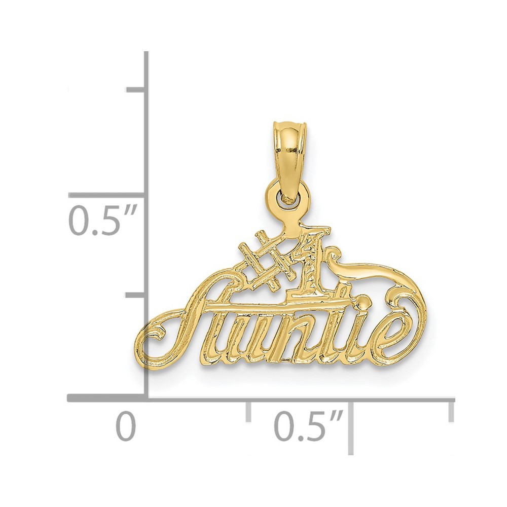 10k #1 AUNTIE Charm (10C3007)