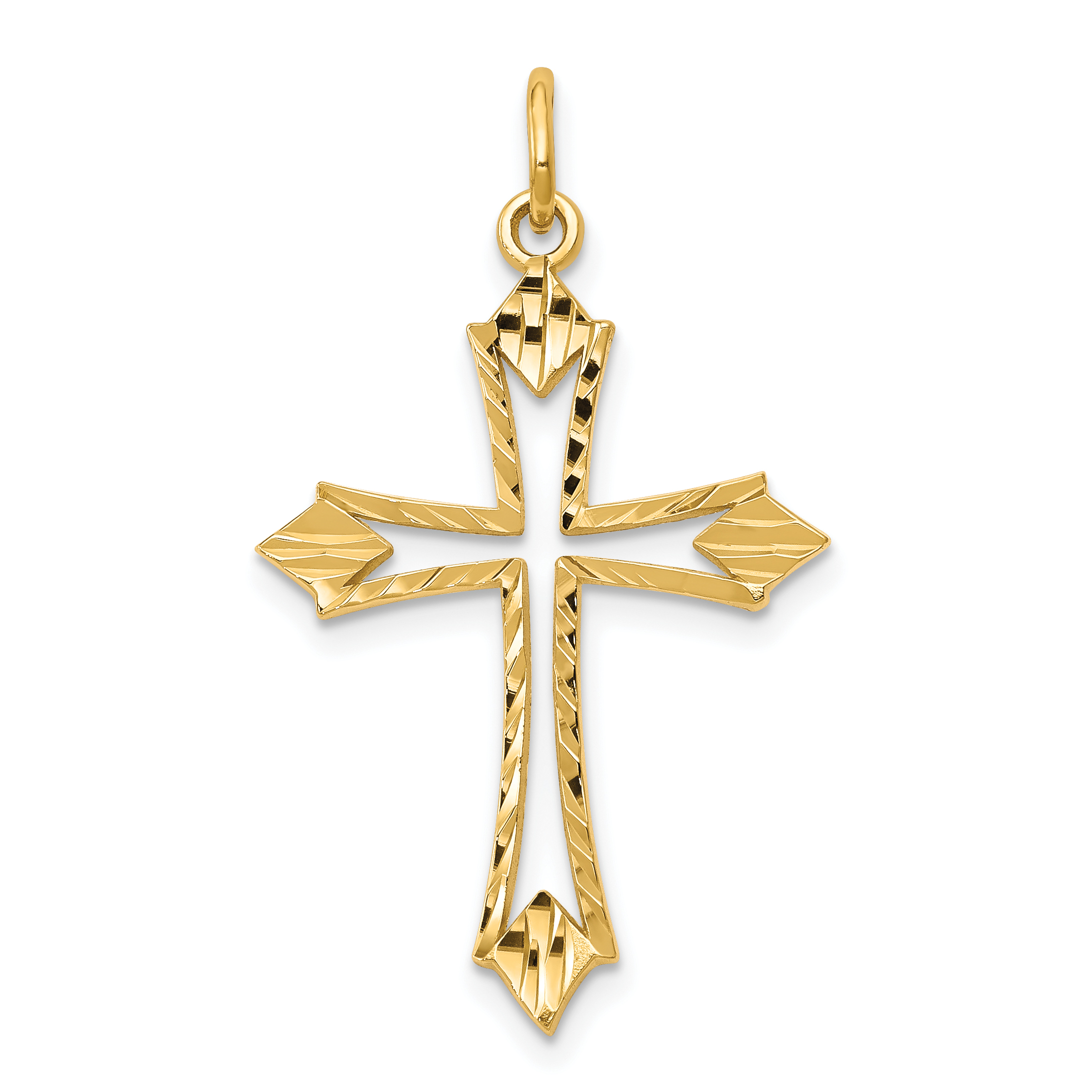 10k Cross Charm (10C301)