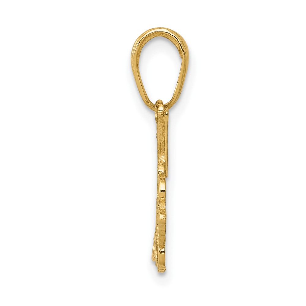10k #1 Daughter Pendant (10C3012)