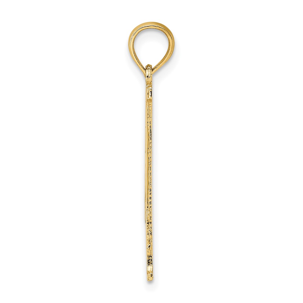 10K #1 DAD Cut-Out Vertical Pendant (10C3015)