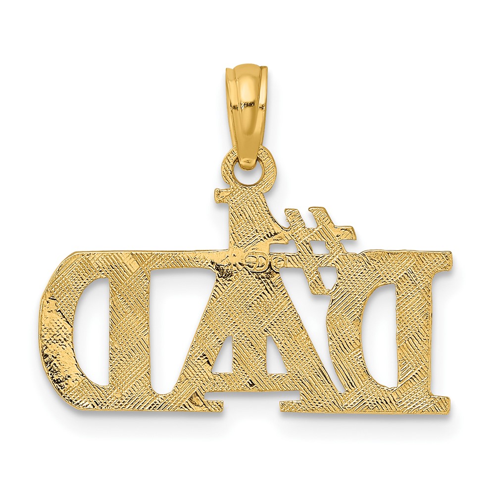 10K #1 DAD Pendant (10C3024)