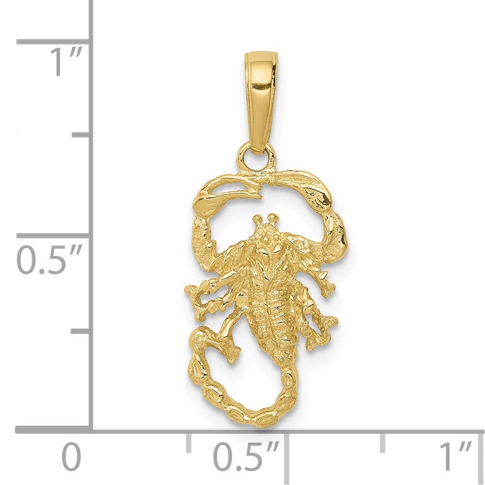 10k Scorpion Charm (10C3049)