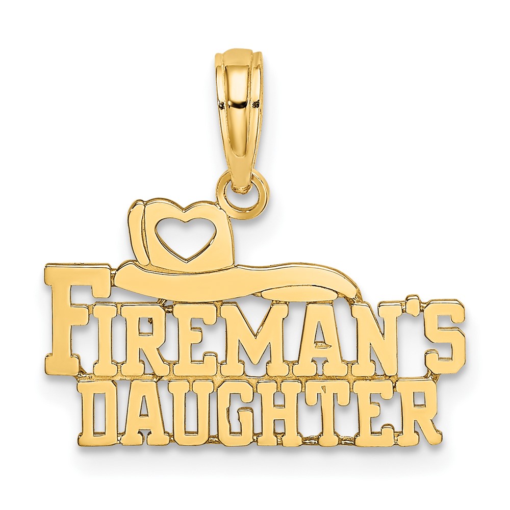 10k FIREMAN'S DAUGHTER Charm (10C3101)