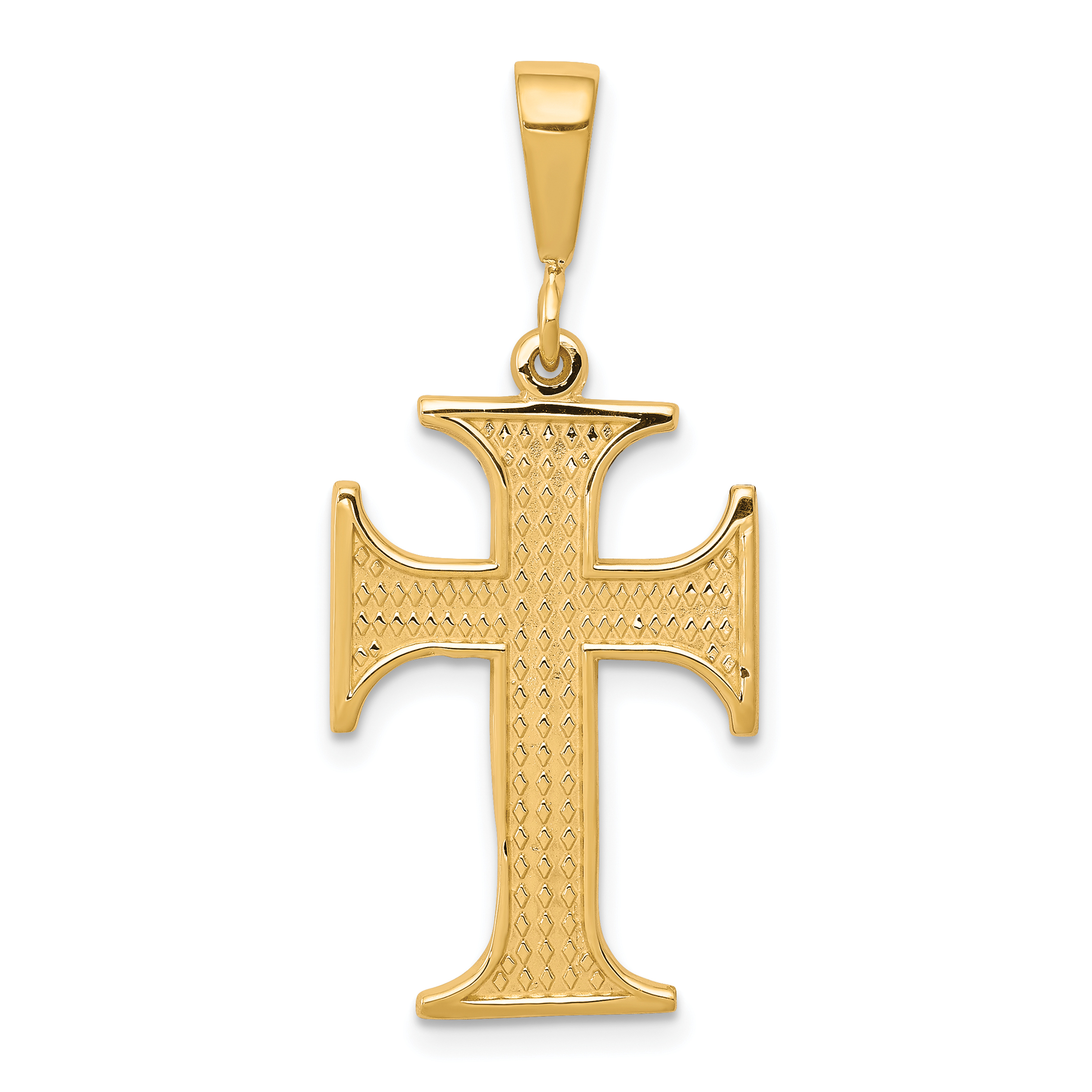 10k Cross Charm (10C312)