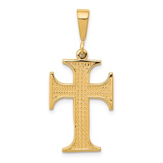 Gold Cross Charm