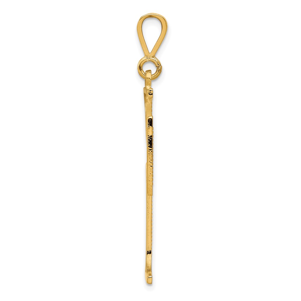 10k Cross Charm (10C314)
