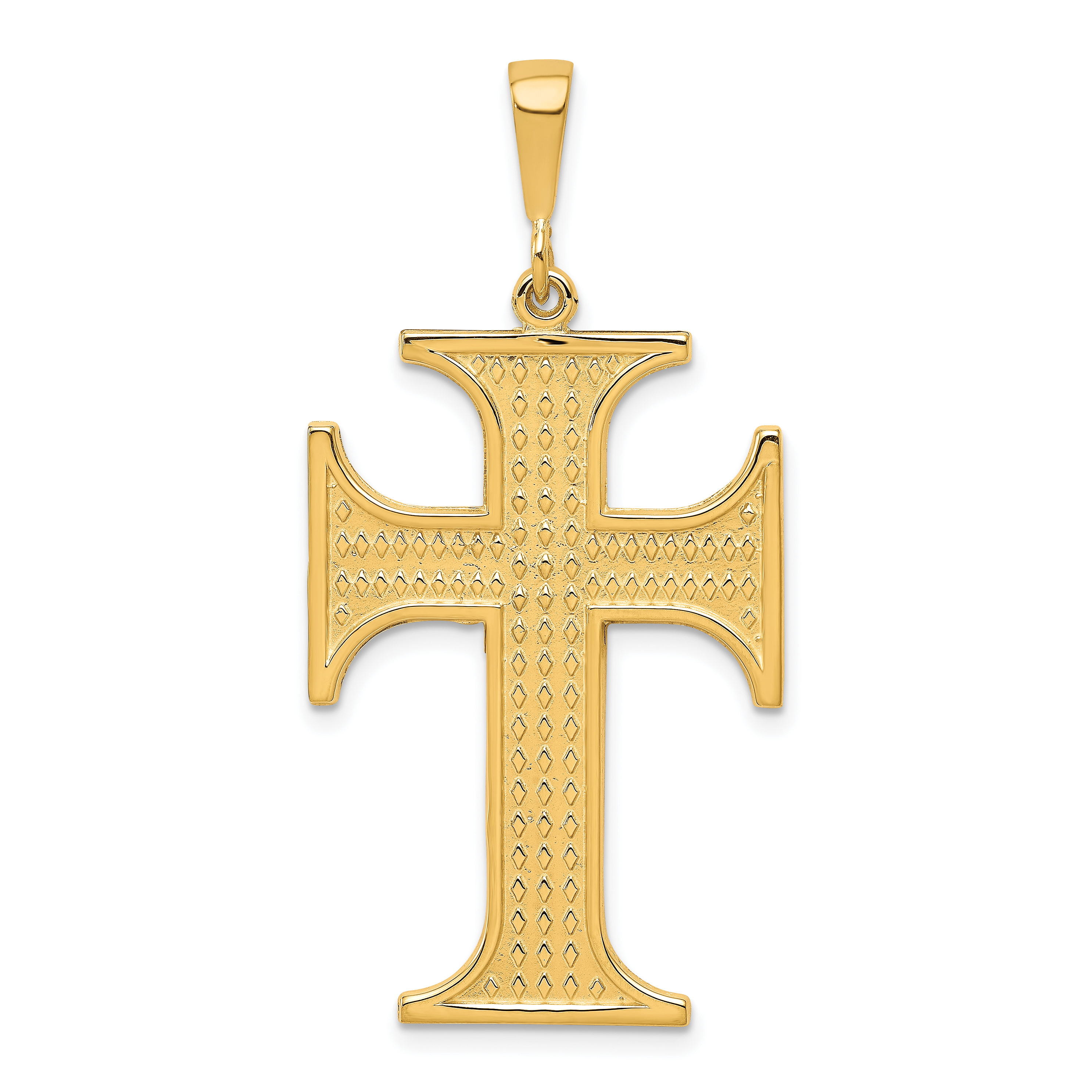 10k Cross Charm (10C314)