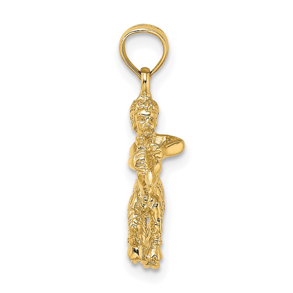 10K 3-D Sagittarius Zodiac Pendant (10C3151)
