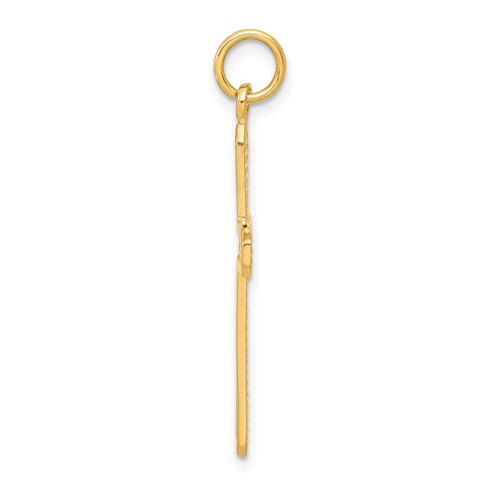 10k Cross Charm (10C317)