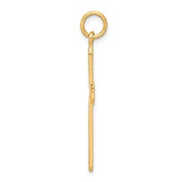 10K Yellow Gold Cross Charm view 2