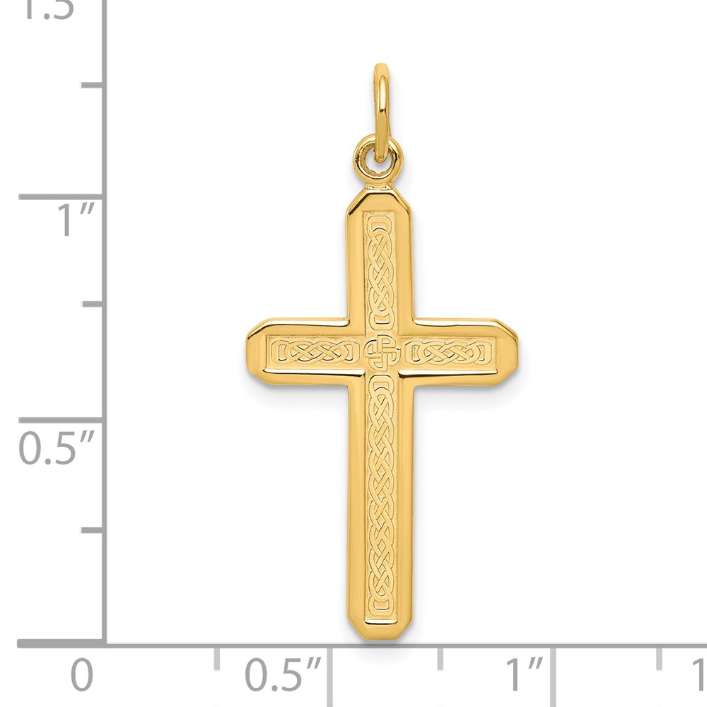 10k Cross Charm (10C317)