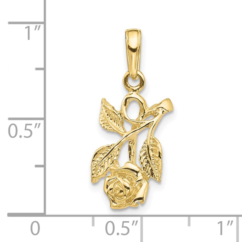10k Rose Pendant (10C3191)