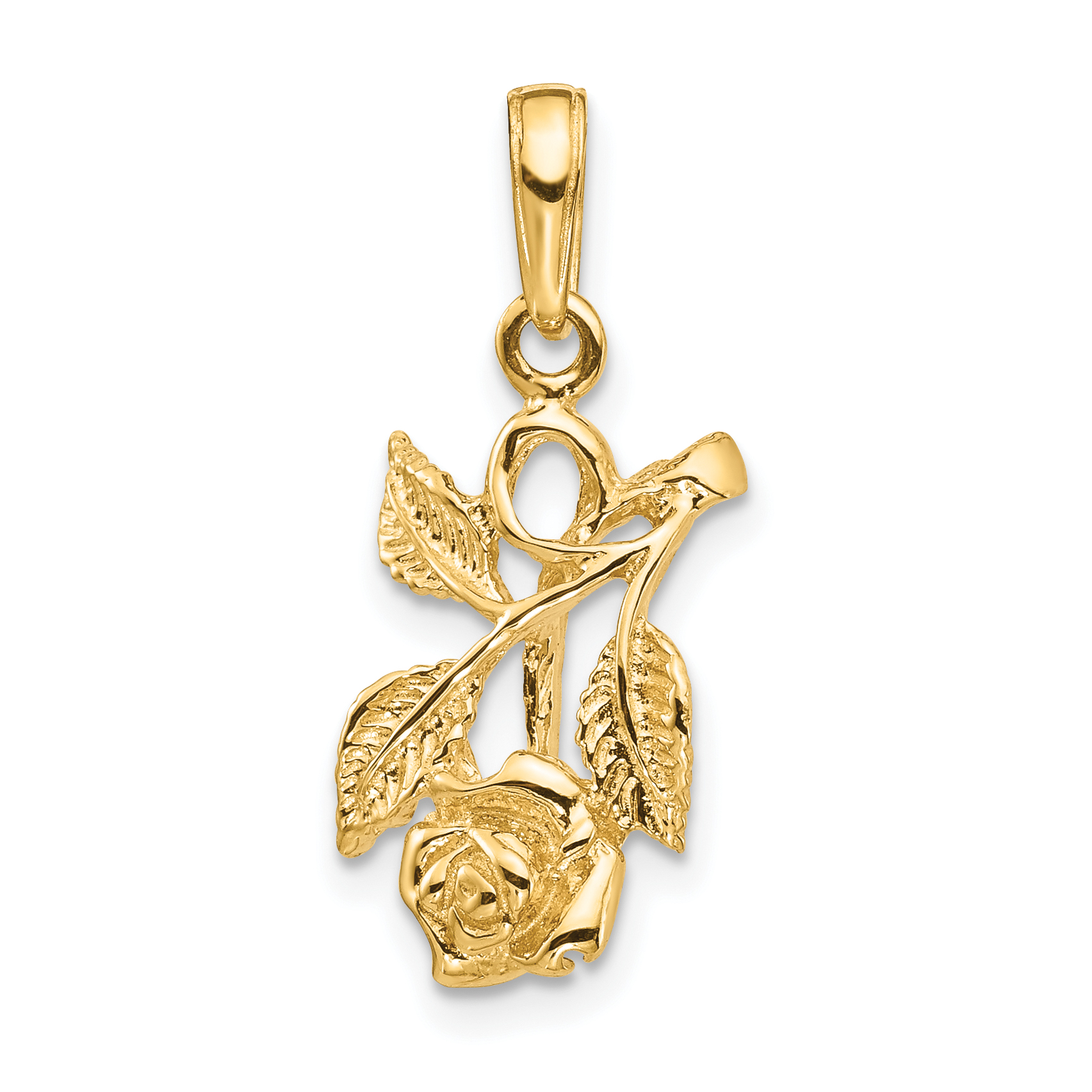 10k Rose Pendant (10C3191)