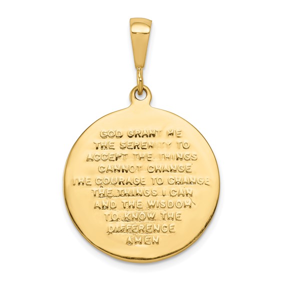 Gold Praying Hands Pendants