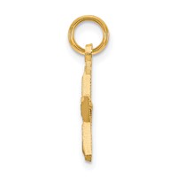 10K Diamond-Cut Flat Back Star Charm view 2